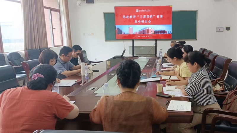 全省思政课教师“三高四新”省情集体备课活动集中研讨会